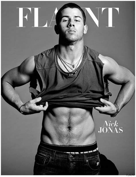 naked nick jonas|PHOTOS: Nick Jonas Strips for Flaunt Magazine, Nick Jonas Abs。